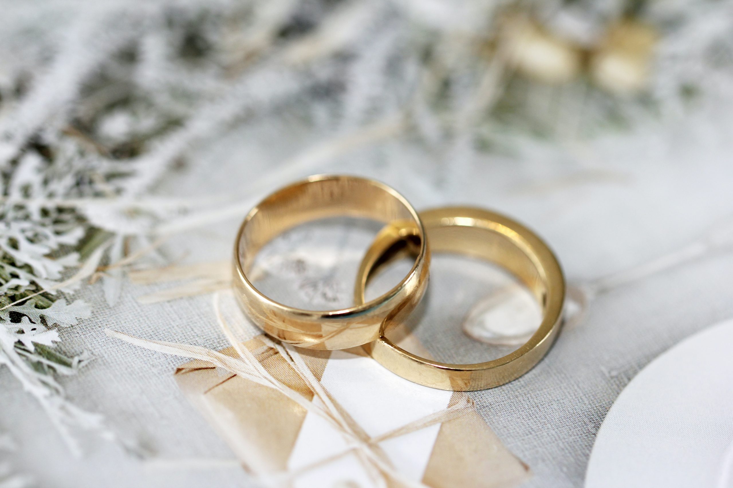 Photo of Wedding Rings in the Weddings Life Events Column